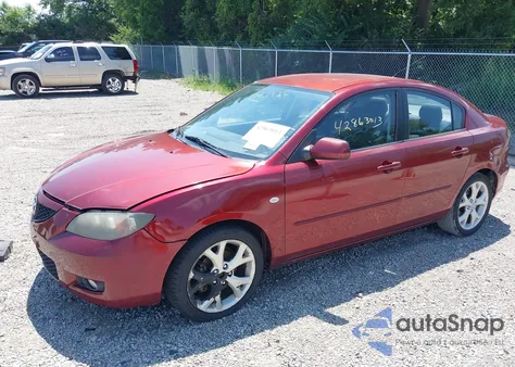 2008 Mazda Mazda3 I Touring Value z USA, uszkodzony, nr VIN JM1BK32F481113767